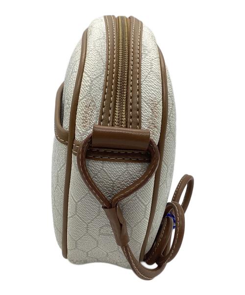 Christian Dior（クリスチャン ディオール）Christian Dior (クリスチャン ディオール) ショルダーバッグ　ハニカム ホワイト×ブラウンの古着・服飾アイテム
