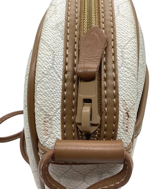 Christian Dior（クリスチャン ディオール）Christian Dior (クリスチャン ディオール) ショルダーバッグ　ハニカム ホワイト×ブラウンの古着・服飾アイテム