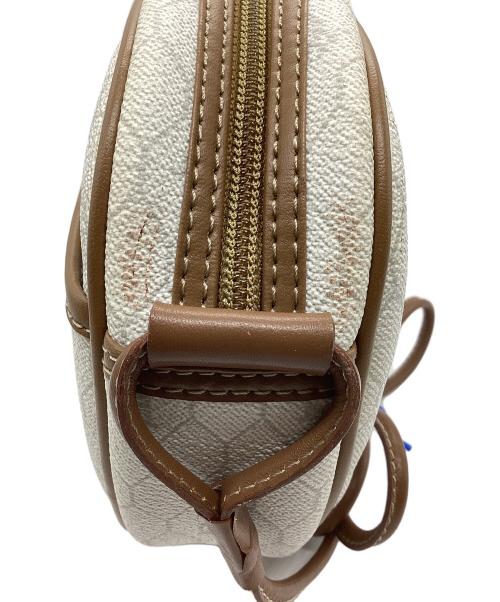Christian Dior（クリスチャン ディオール）Christian Dior (クリスチャン ディオール) ショルダーバッグ　ハニカム ホワイト×ブラウンの古着・服飾アイテム
