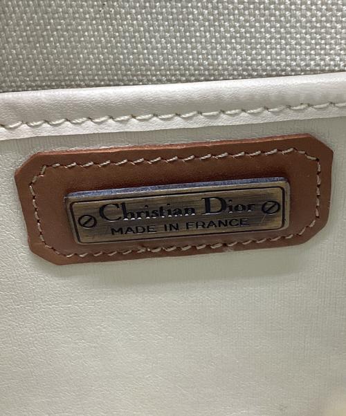 Christian Dior（クリスチャン ディオール）Christian Dior (クリスチャン ディオール) ショルダーバッグ　ハニカム ホワイト×ブラウンの古着・服飾アイテム
