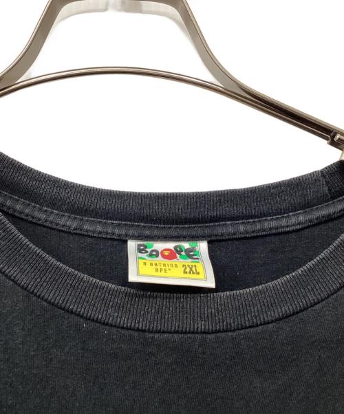 A BATHING APE（ア ベイシング エイプ）A BATHING APE (ア ベイシング エイプ) 半袖カットソー ブラック サイズ:2XLの古着・服飾アイテム