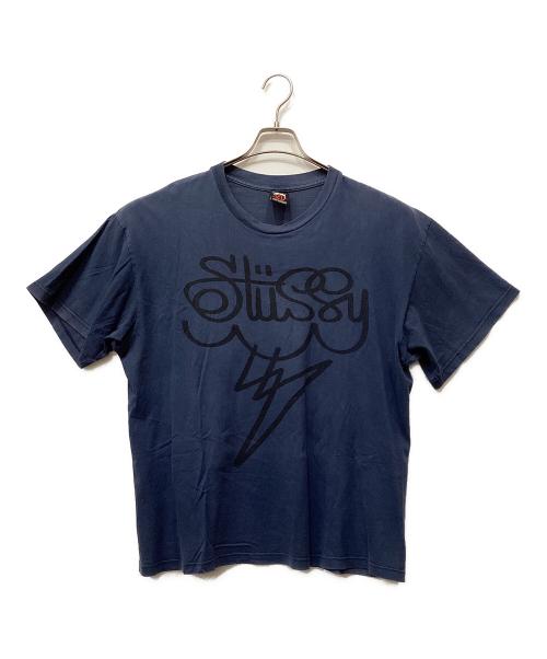 stussy（ステューシー）stussy (ステューシー) 半袖カットソー ネイビー サイズ:XLの古着・服飾アイテム