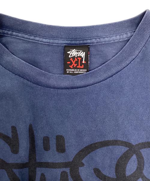 stussy（ステューシー）stussy (ステューシー) 半袖カットソー ネイビー サイズ:XLの古着・服飾アイテム