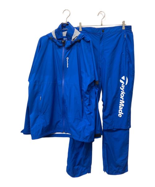 TaylorMade（テーラーメイド）TaylorMade (テーラーメイド) ストレッチレインスーツ セットアップ ブルー サイズ:XOの古着・服飾アイテム