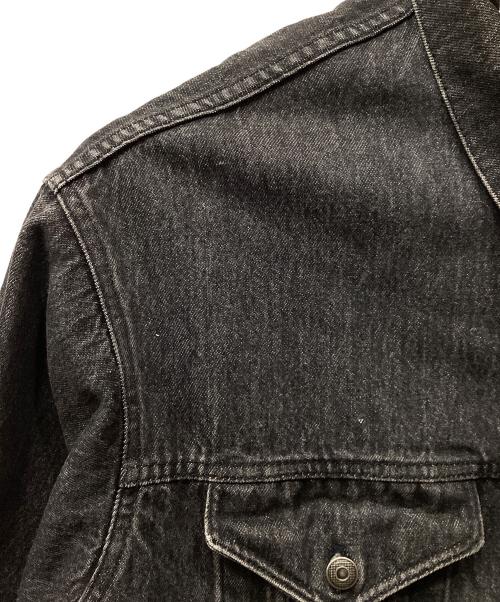 Marlboro Wind West（マールボロワイルドウエスト）Marlboro Wind West (マールボロワイルドウエスト) デニムジャケット カウボーイプリント ブラック サイズ:Lの古着・服飾アイテム