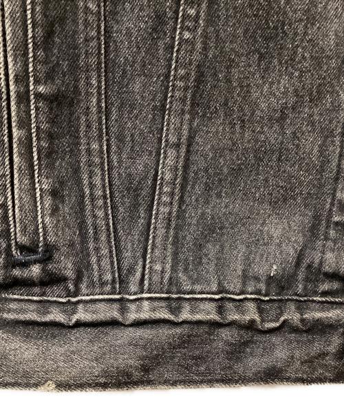 Marlboro Wind West（マールボロワイルドウエスト）Marlboro Wind West (マールボロワイルドウエスト) デニムジャケット カウボーイプリント ブラック サイズ:Lの古着・服飾アイテム