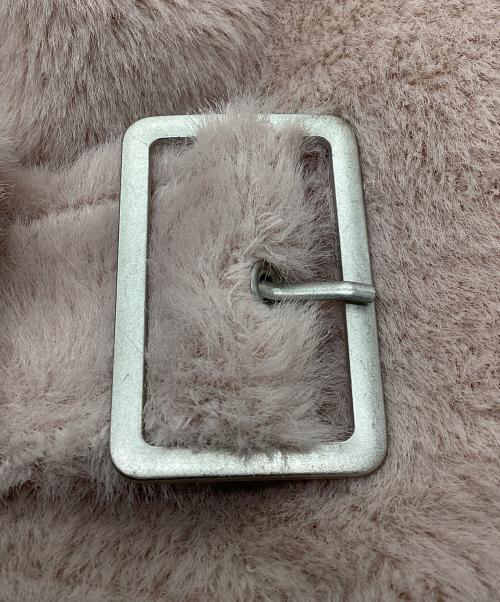 darich（ダーリッチ）darich (ダーリッチ) シャギーライダースジャケット ピンク サイズ:Freeの古着・服飾アイテム