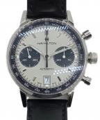 HAMILTONハミルトン）の古着「イントラマティック オートクロノ」｜アイボリー×ブラック