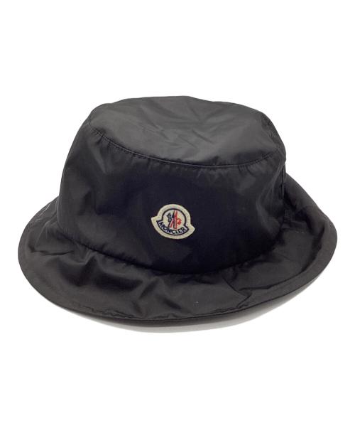 MONCLER（モンクレール）MONCLER (モンクレール) ナイロンバケットハット ブラック サイズ:56の古着・服飾アイテム