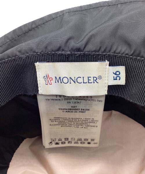 MONCLER（モンクレール）MONCLER (モンクレール) ナイロンバケットハット ブラック サイズ:56の古着・服飾アイテム