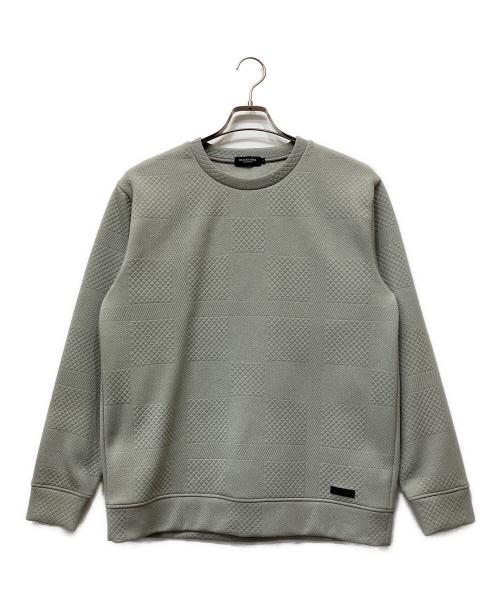 BLACK LABEL CRESTBRIDGE（ブラックレーベル クレストブリッジ）BLACK LABEL CRESTBRIDGE (ブラックレーベル クレストブリッジ) クルーネックスウェット グレー サイズ:Lの古着・服飾アイテム