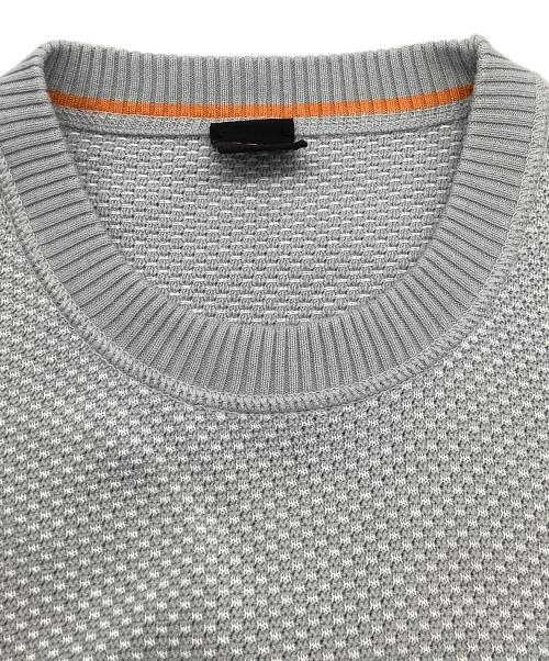 BOSS（ボス）BOSS (ボス) 薄手ニット グレー サイズ:XLの古着・服飾アイテム