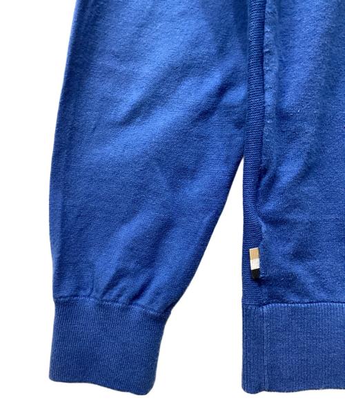 BOSS（ボス）BOSS (ボス) ロゴニット ブルー サイズ:Lの古着・服飾アイテム