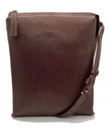 dan genten（ダン ゲンテン）の古着「レザーショルダーバッグ」｜ダークブラウン