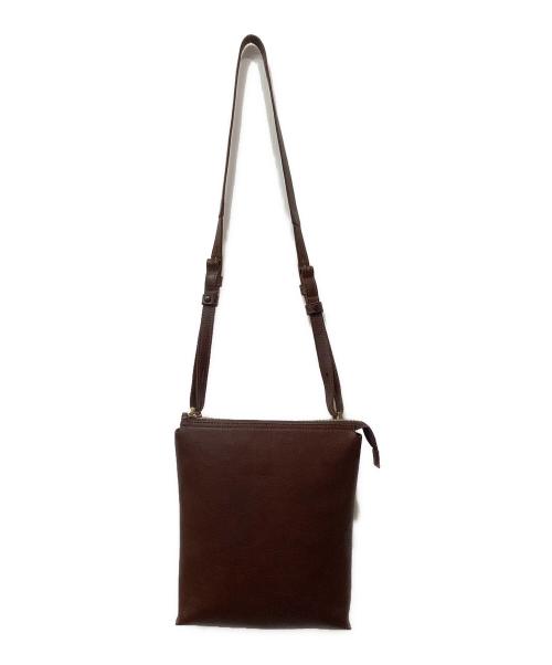 dan genten（ダン ゲンテン）dan genten (ダン ゲンテン) レザーショルダーバッグ ダークブラウンの古着・服飾アイテム