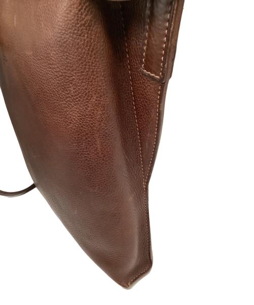 dan genten（ダン ゲンテン）dan genten (ダン ゲンテン) レザーショルダーバッグ ダークブラウンの古着・服飾アイテム