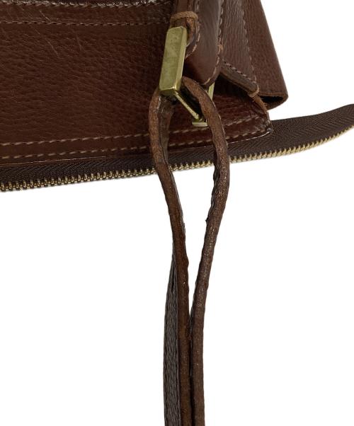 dan genten（ダン ゲンテン）dan genten (ダン ゲンテン) レザーショルダーバッグ ダークブラウンの古着・服飾アイテム