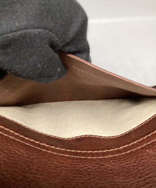 dan genten（ダン ゲンテン）dan genten (ダン ゲンテン) レザーショルダーバッグ ダークブラウンの古着・服飾アイテム