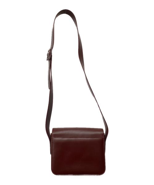 Cartier（カルティエ）Cartier (カルティエ) マストライン ショルダーバッグ ワインレッドの古着・服飾アイテム