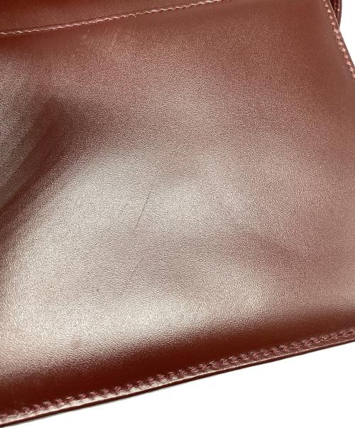 Cartier（カルティエ）Cartier (カルティエ) マストライン ショルダーバッグ ワインレッドの古着・服飾アイテム