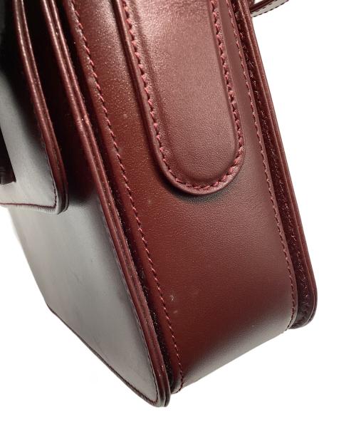 Cartier（カルティエ）Cartier (カルティエ) マストライン ショルダーバッグ ワインレッドの古着・服飾アイテム
