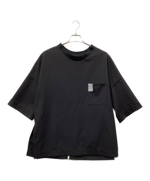Leh（レー）Leh (レー) 半袖カットソー ブラック サイズ:不明の古着・服飾アイテム