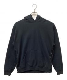 SASQUATCHfabrix.（サスクワッチファブリックス）の古着「ダメージ＆毛玉加工パーカー」｜ネイビー