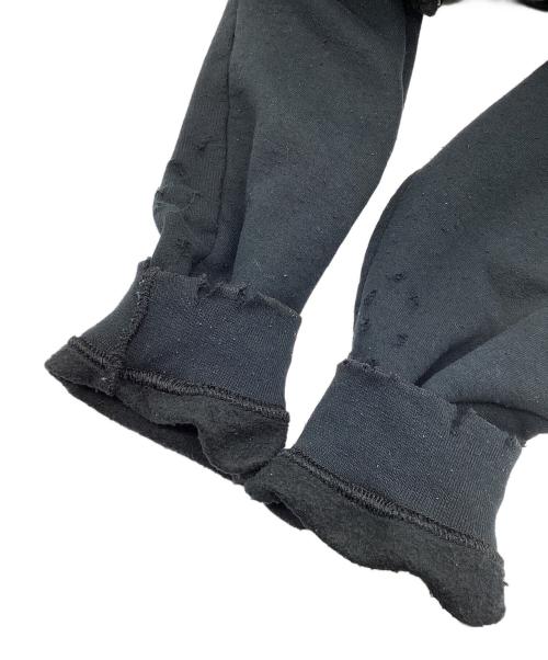 SASQUATCHfabrix.（サスクワッチファブリックス）SASQUATCHfabrix. (サスクワッチファブリックス) ダメージ＆毛玉加工パーカー ネイビー サイズ:Mの古着・服飾アイテム