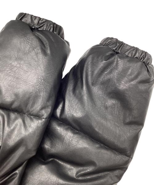 BEN DAVIS（ベンデイビス）BEN DAVIS (ベンデイビス) フェイクレザー中綿ジャケット ブラック サイズ:XLの古着・服飾アイテム