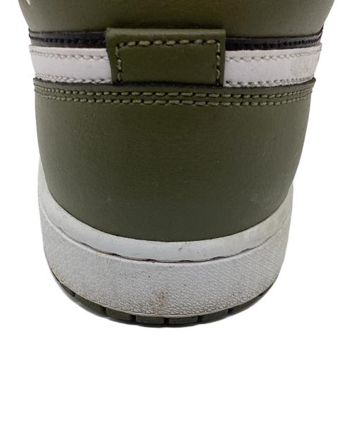 NIKE（ナイキ）NIKE (ナイキ) AIR JORDAN1 オリーブ サイズ:27.5の古着・服飾アイテム