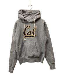 Champion REVERSE WEAVE（チャンピオン リバース ウィーブ）の古着「プルオーバーパーカー」｜ライトグレー