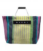 MARNIマルニ）の古着「トートバッグ フラワーカフェ」｜マルチカラー