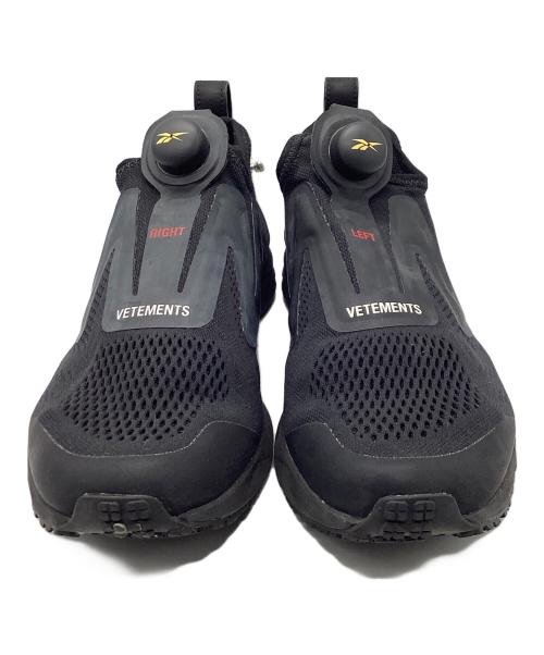 REEBOK（リーボック）REEBOK (リーボック) VETEMENTS (ヴェトモン) Pump Supreme(ポンプ シュプリーム) ブラック サイズ:25.5㎝の古着・服飾アイテム