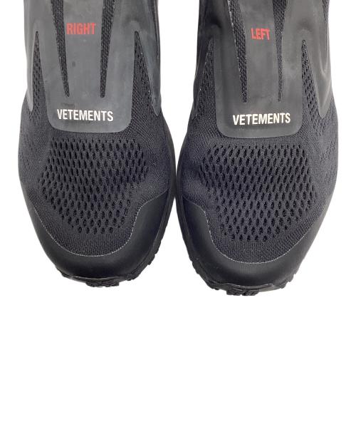 REEBOK（リーボック）REEBOK (リーボック) VETEMENTS (ヴェトモン) Pump Supreme(ポンプ シュプリーム) ブラック サイズ:25.5㎝の古着・服飾アイテム