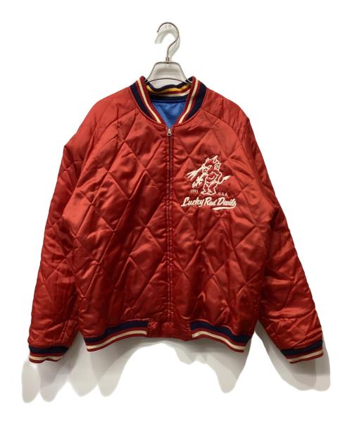 TED COMPANY（テッドカンパニー）TED COMPANY (テッドカンパニー) リバーシブルスカジャン ブルー×アイボリー サイズ:42の古着・服飾アイテム