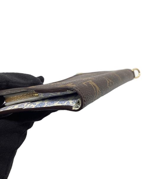 LOUIS VUITTON（ルイ ヴィトン）LOUIS VUITTON (ルイ ヴィトン) ポルトフォイユ・アンソリット モノグラム ブラウンの古着・服飾アイテム