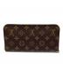 LOUIS VUITTON (ルイ ヴィトン) ポルトフォイユ・アンソリット モノグラム ブラウン：35000円