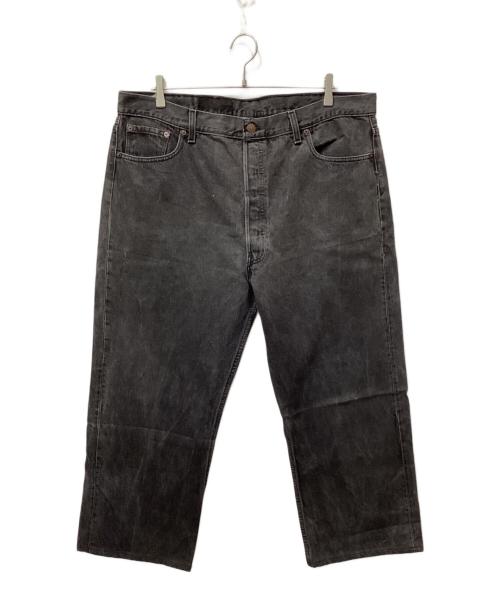 LEVI'S（リーバイス）LEVI'S (リーバイス) デニムワイドパンツ ブラック サイズ:W42 L32の古着・服飾アイテム
