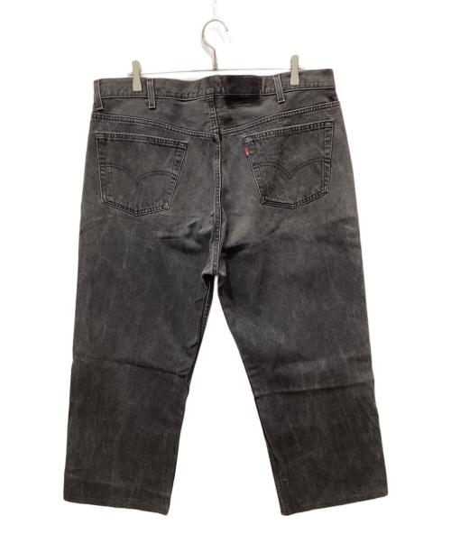 LEVI'S（リーバイス）LEVI'S (リーバイス) デニムワイドパンツ ブラック サイズ:W42 L32の古着・服飾アイテム