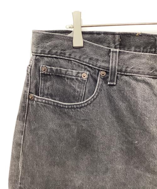 LEVI'S（リーバイス）LEVI'S (リーバイス) デニムワイドパンツ ブラック サイズ:W42 L32の古着・服飾アイテム