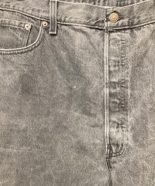 LEVI'S（リーバイス）LEVI'S (リーバイス) デニムワイドパンツ ブラック サイズ:W42 L32の古着・服飾アイテム