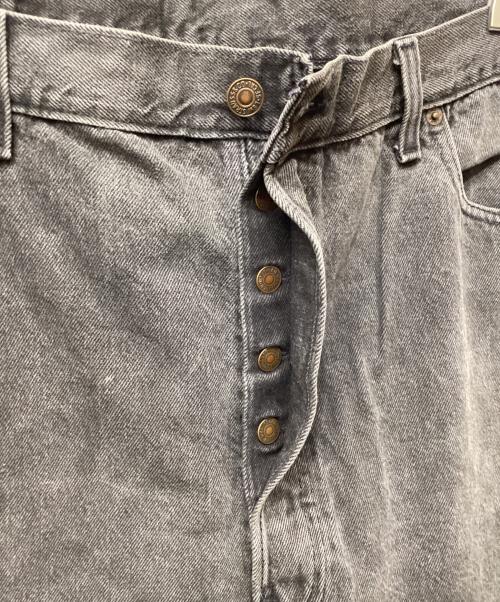 LEVI'S（リーバイス）LEVI'S (リーバイス) デニムワイドパンツ ブラック サイズ:W42 L32の古着・服飾アイテム