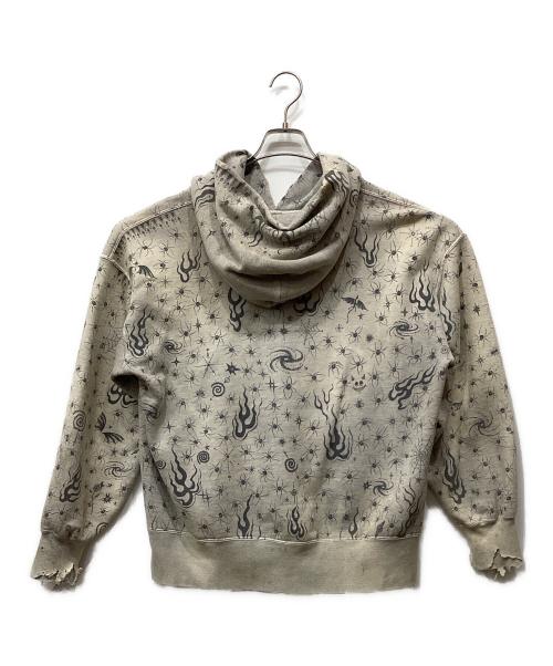 SAINT MICHAEL（セントマイケル）SAINT MICHAEL (セントマイケル) Dr.Woo DW HOODIE ライトグレー サイズ:Ｌの古着・服飾アイテム