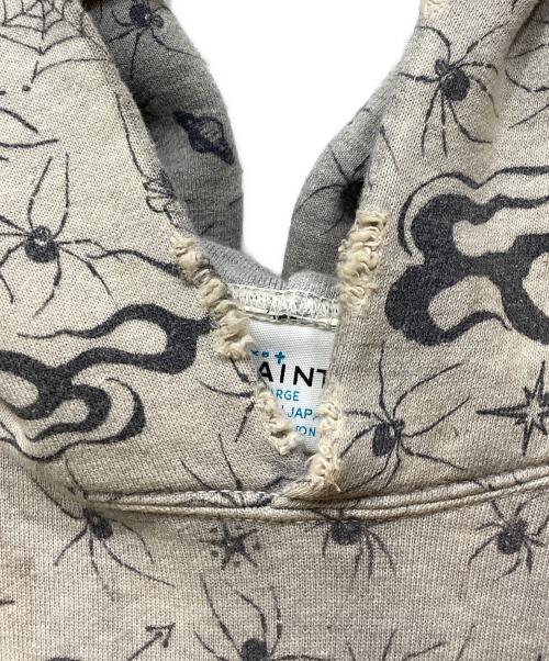 SAINT MICHAEL（セントマイケル）SAINT MICHAEL (セントマイケル) Dr.Woo DW HOODIE ライトグレー サイズ:Ｌの古着・服飾アイテム