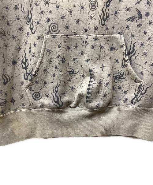 SAINT MICHAEL（セントマイケル）SAINT MICHAEL (セントマイケル) Dr.Woo DW HOODIE ライトグレー サイズ:Ｌの古着・服飾アイテム