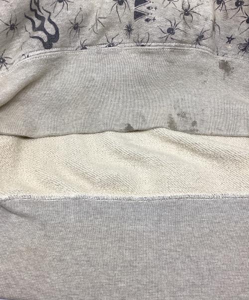 SAINT MICHAEL（セントマイケル）SAINT MICHAEL (セントマイケル) Dr.Woo DW HOODIE ライトグレー サイズ:Ｌの古着・服飾アイテム