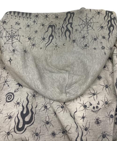 SAINT MICHAEL（セントマイケル）SAINT MICHAEL (セントマイケル) Dr.Woo DW HOODIE ライトグレー サイズ:Ｌの古着・服飾アイテム