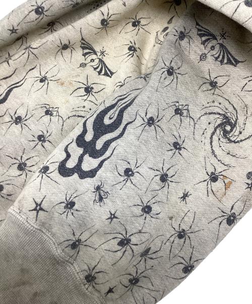 SAINT MICHAEL（セントマイケル）SAINT MICHAEL (セントマイケル) Dr.Woo DW HOODIE ライトグレー サイズ:Ｌの古着・服飾アイテム