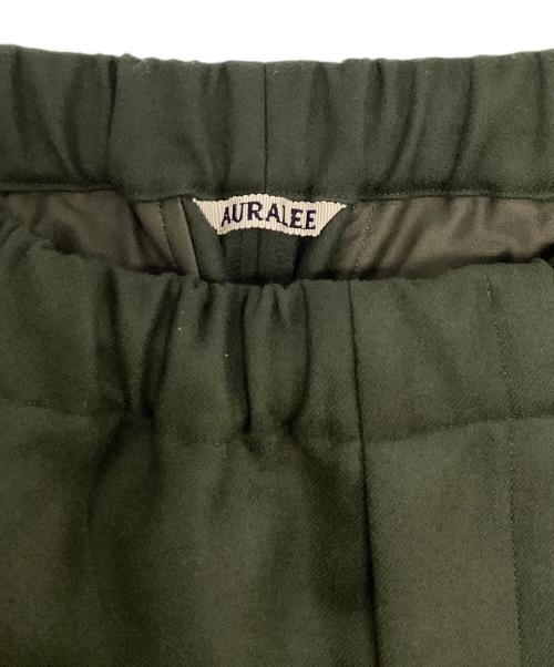 AURALEE（オーラリー）AURALEE (オーラリー) イージースラックス ダークグリーン サイズ:4の古着・服飾アイテム