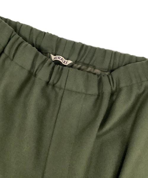 AURALEE（オーラリー）AURALEE (オーラリー) イージースラックス ダークグリーン サイズ:4の古着・服飾アイテム